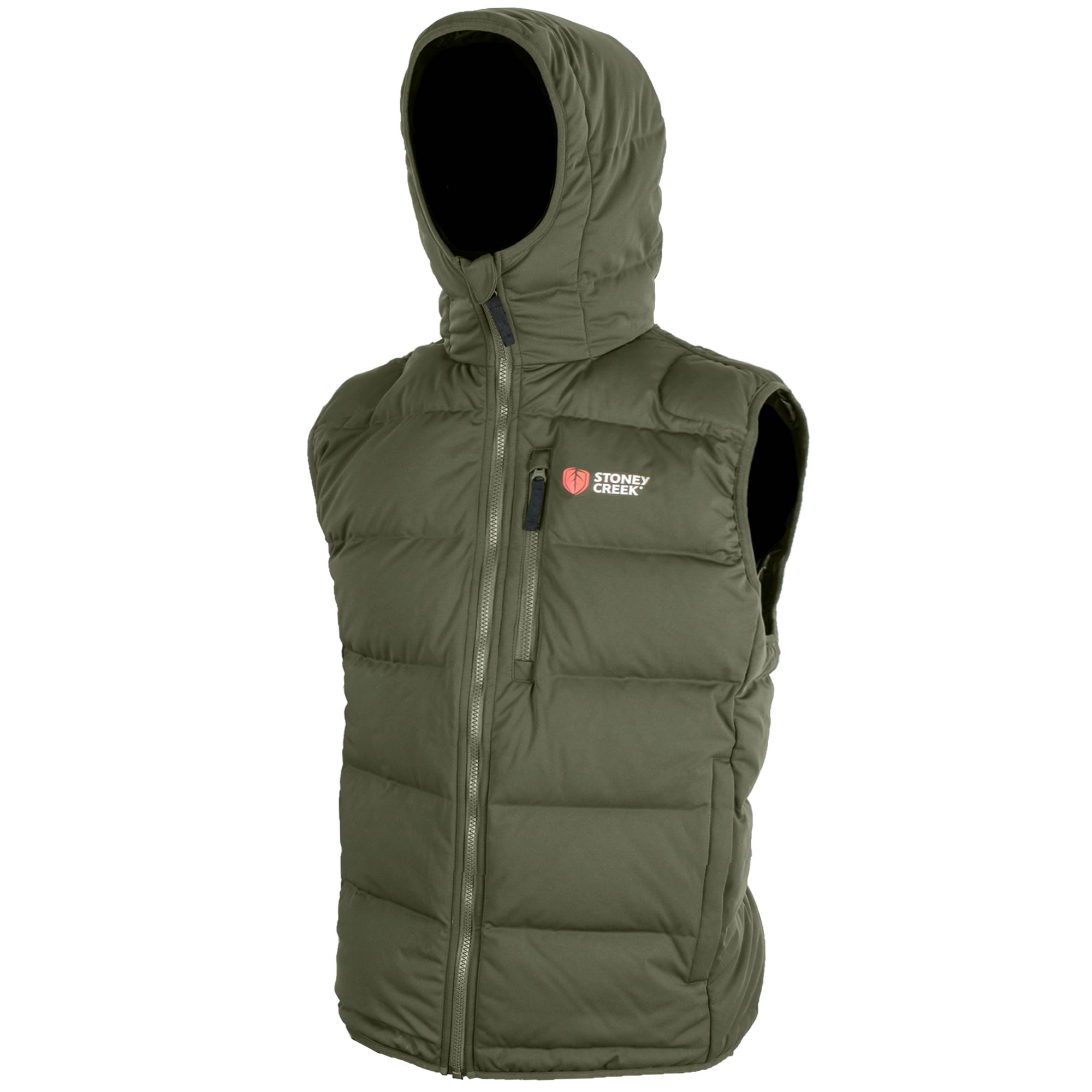Thermolite Hooded Vest Maximum core warmth. Minimum Weight
